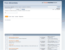 Tablet Screenshot of foroadventista.com
